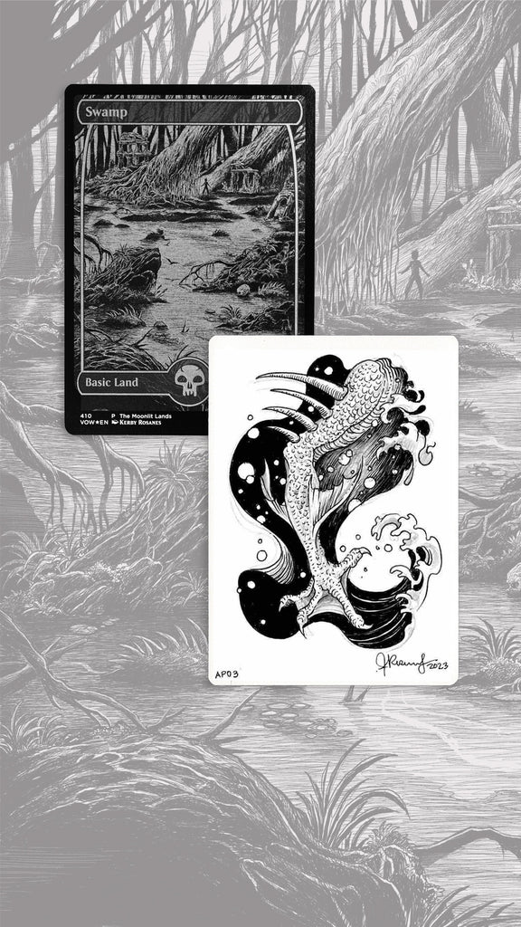 MTG Moonlit Lands - Swamp AP03 : Kerby Rosanes : Store