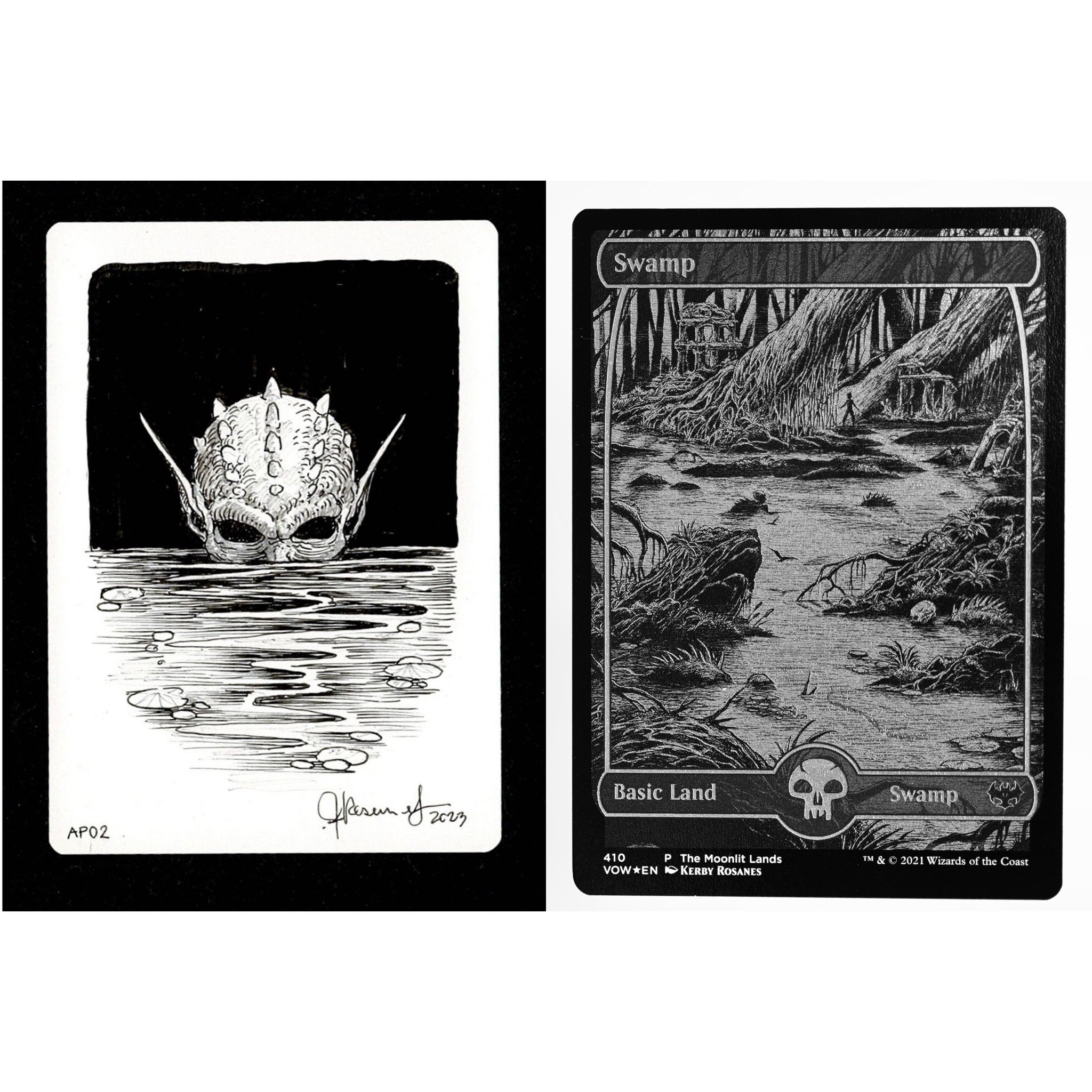 MTG Moonlit Lands - Swamp AP02 : Kerby Rosanes : Store MTG Moonlit Lands - Swamp AP02 : Kerby Rosanes : Store